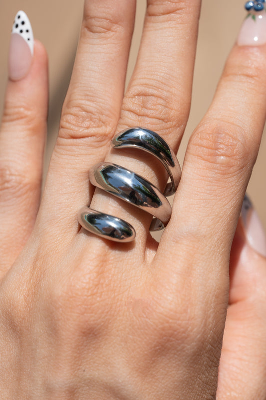 Swirl Ring-Silver